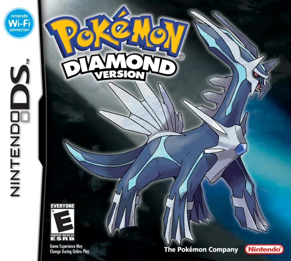 Portada americana de Pokemon Diamond