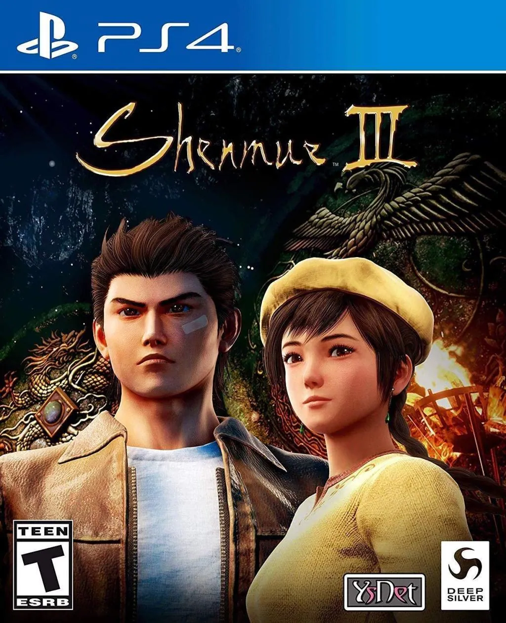 Portada americana de Shenmue III para PS4