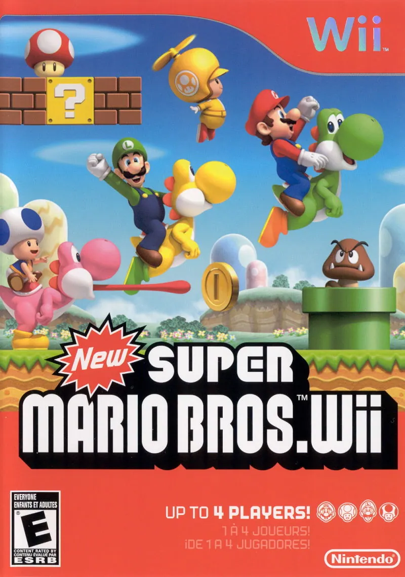 Versión americana de New Super Mario Bros. Wii