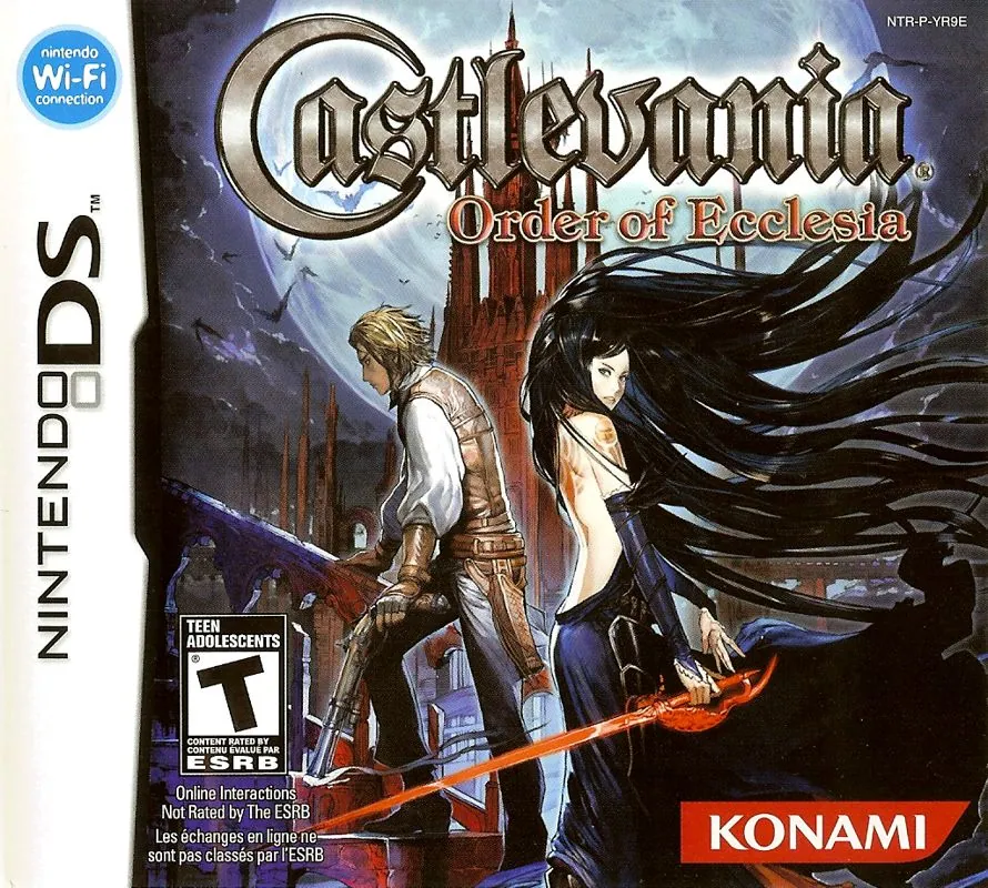 Portada americana de Castlevania: Order of Ecclesia