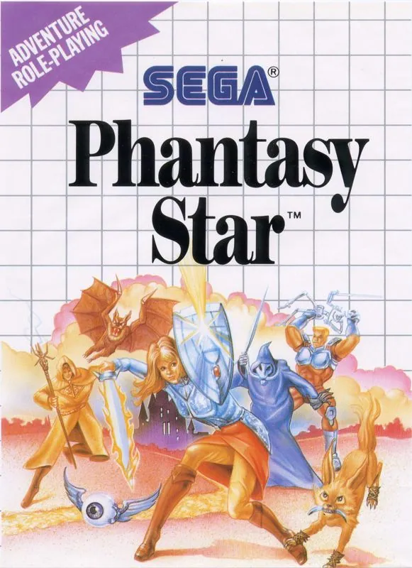 Versión americana de Phantasy Star para Master System