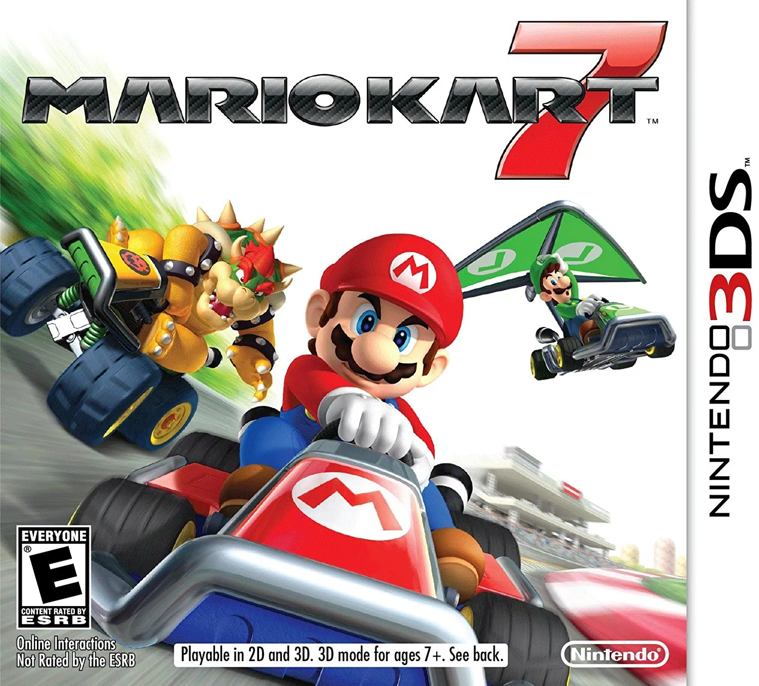 Portada americana de Mario Kart 7