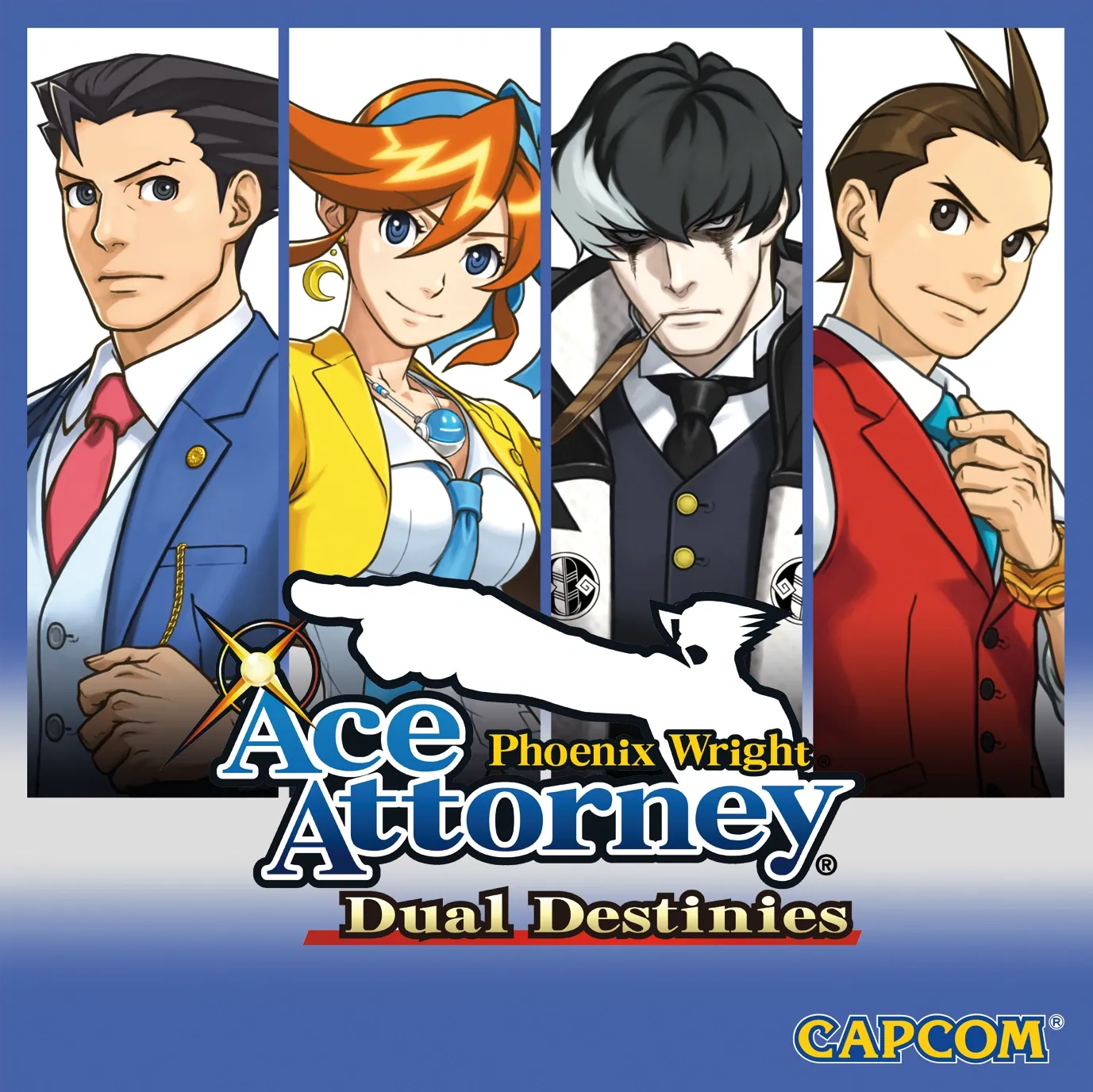 Portada internacional de Phoenix Wright: Ace Attorney - Dual Destinies