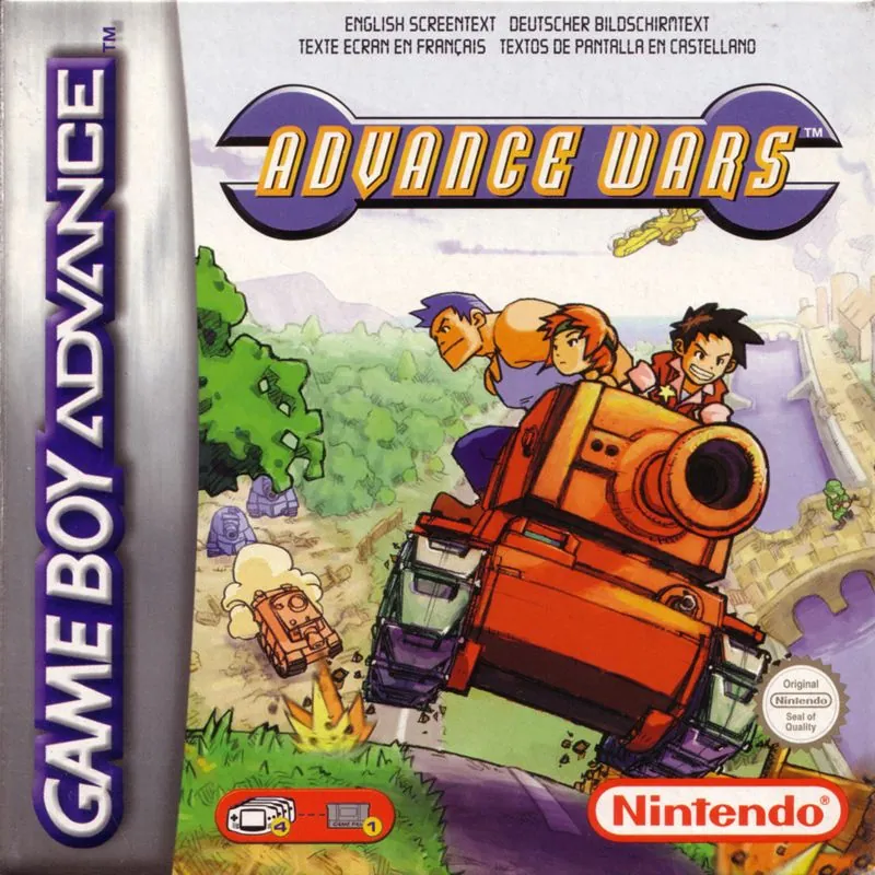 Portada europerra de Advance Wars