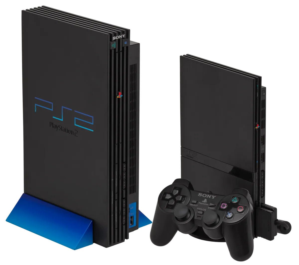 Los dos modelos de PlayStation 2