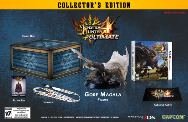 Edición de coleccionista de Monster Hunter 4 Ultimate