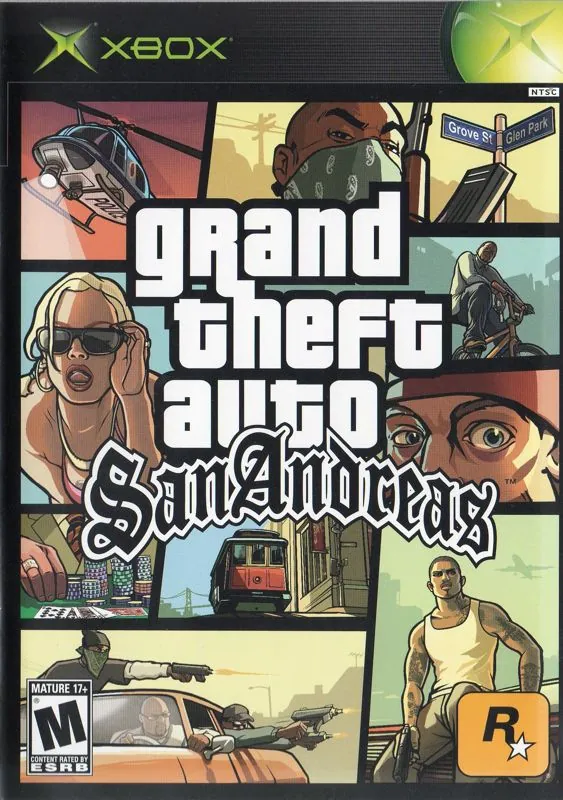 Versión para Xbox de Grand Theft Auto: San Andreas