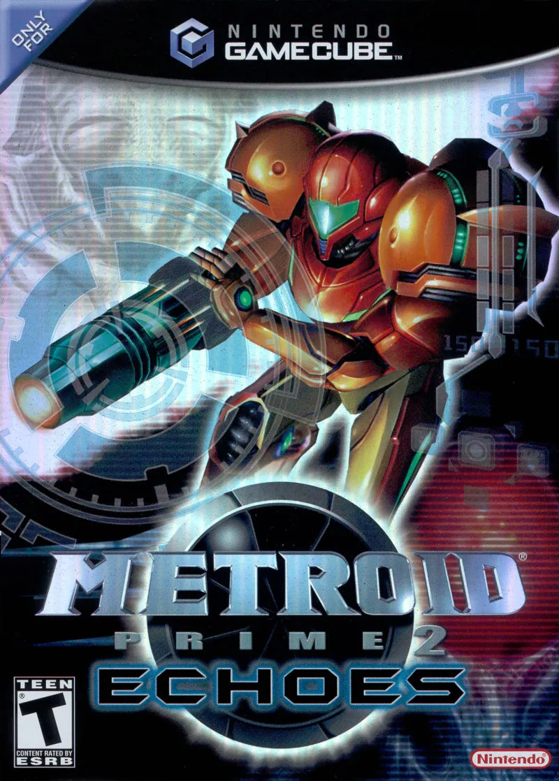 Portada americana de Metroid Prime 2: Echoes