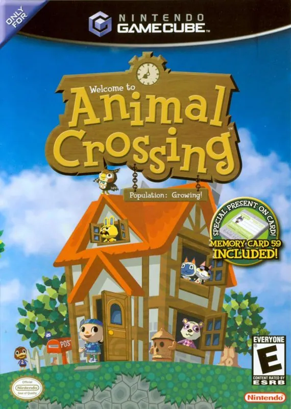 Portada americana del 1er Animal Crossing