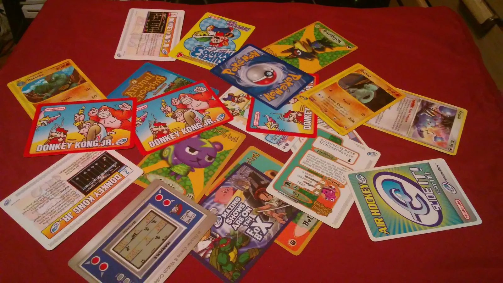 Ejemplares de cartas del e-reader