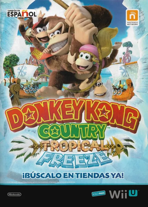 Anuncio de la revista Club Nintendo de Donkey Kong Country: Tropical Freeze