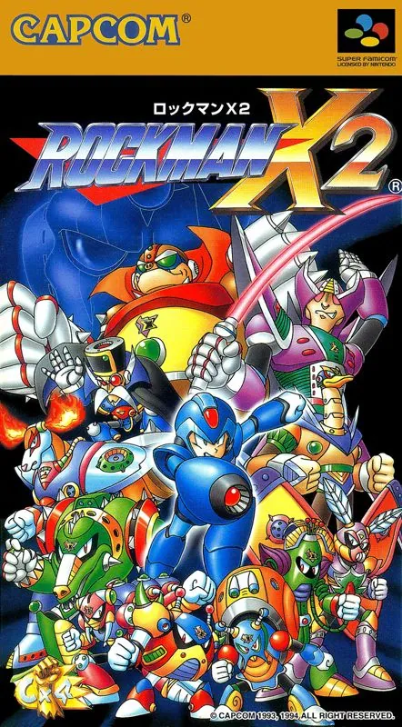 Portada nipona de Mega Man X2