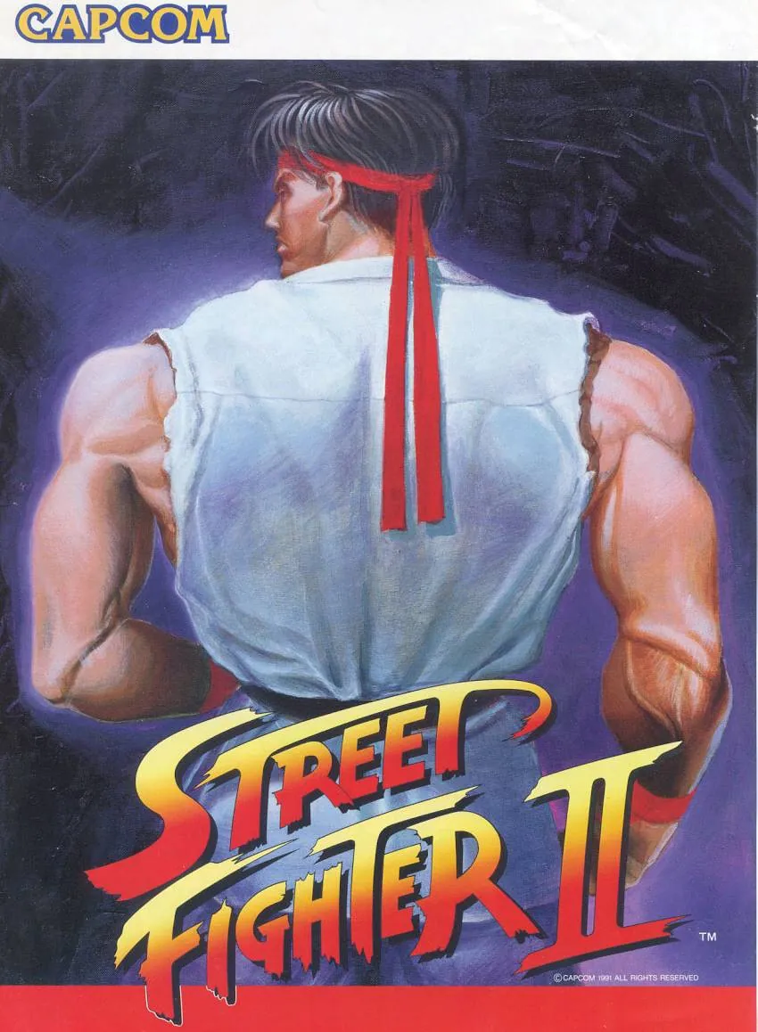 Volante del arcade de Street Fighter II