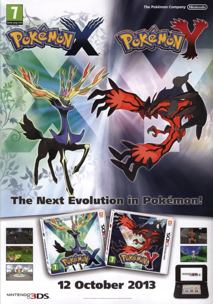 Anuncio europeo de Pokémon XY