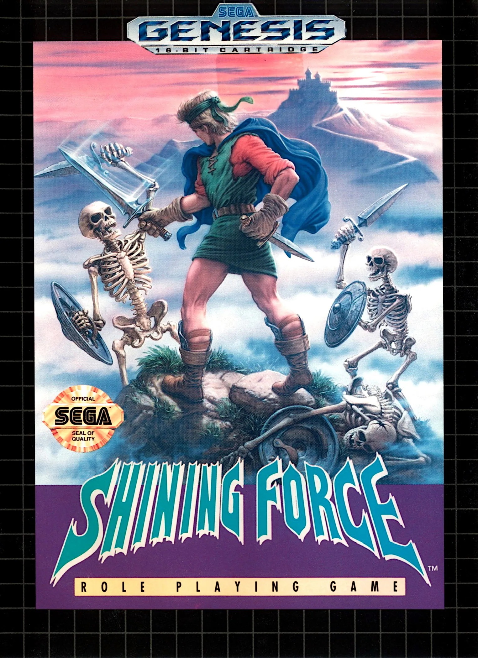 Portada americana de Shining Force