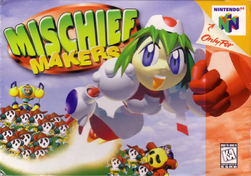 Portada americana del curioso juego de Treasure