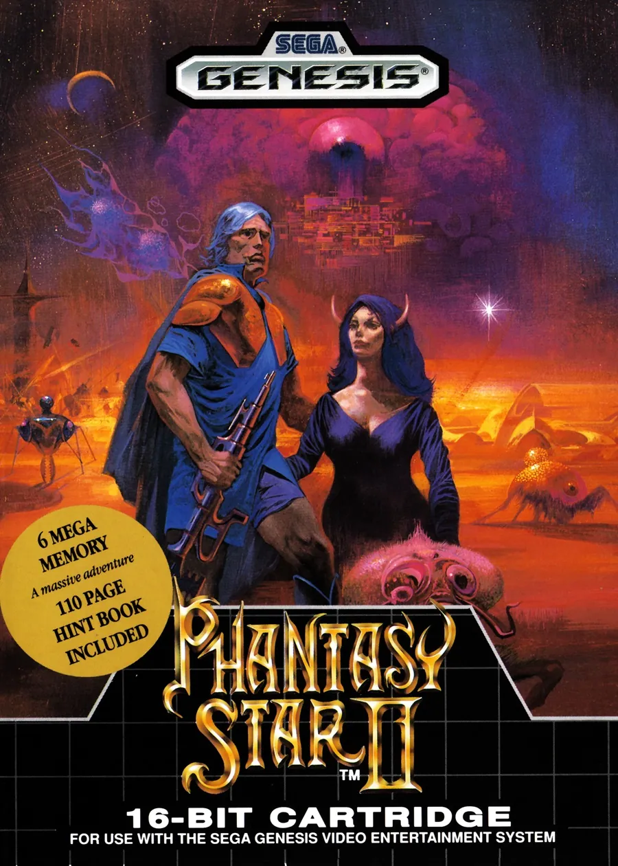 Portada americana de Phantasy Star II