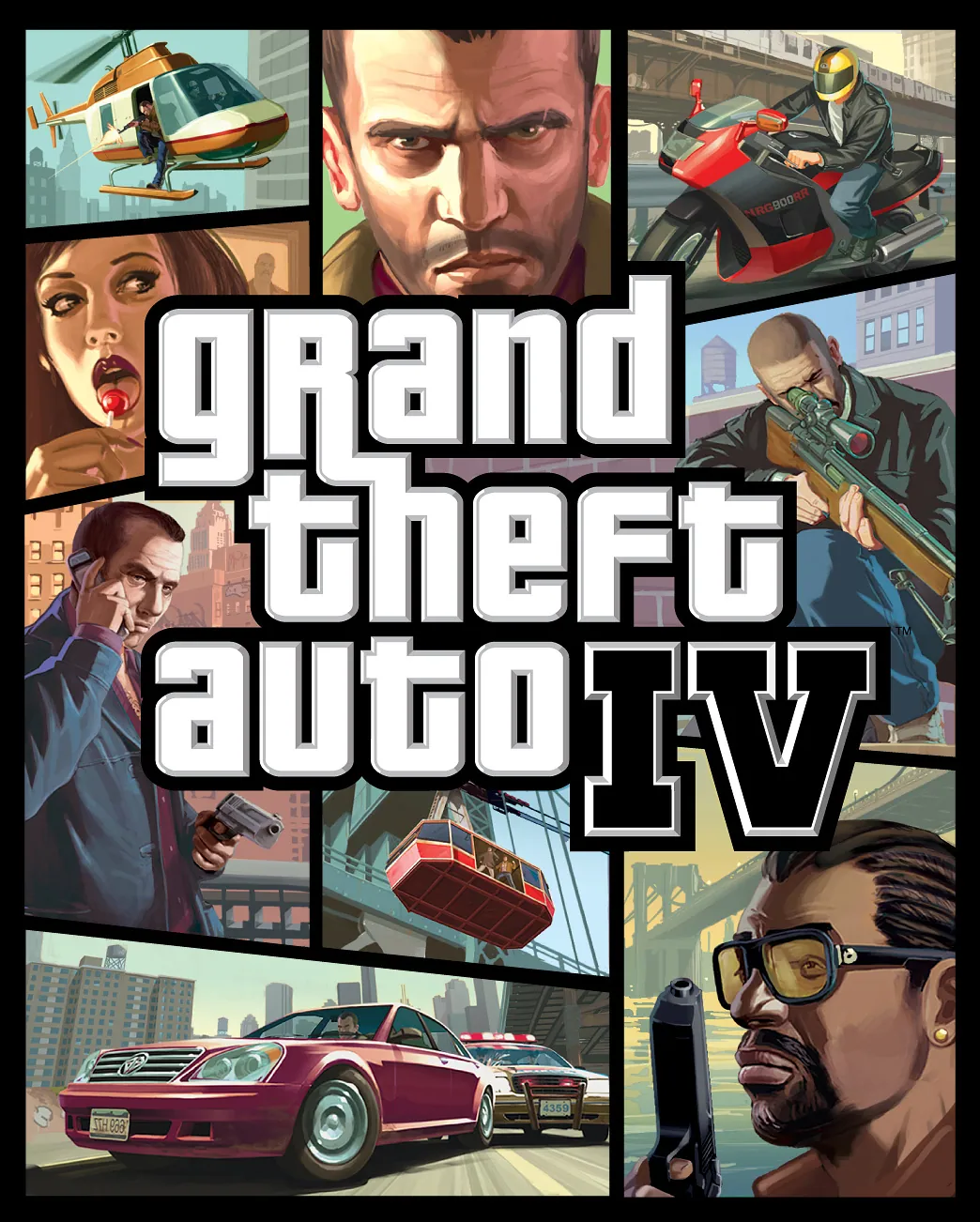 Portada internacional de GTA4