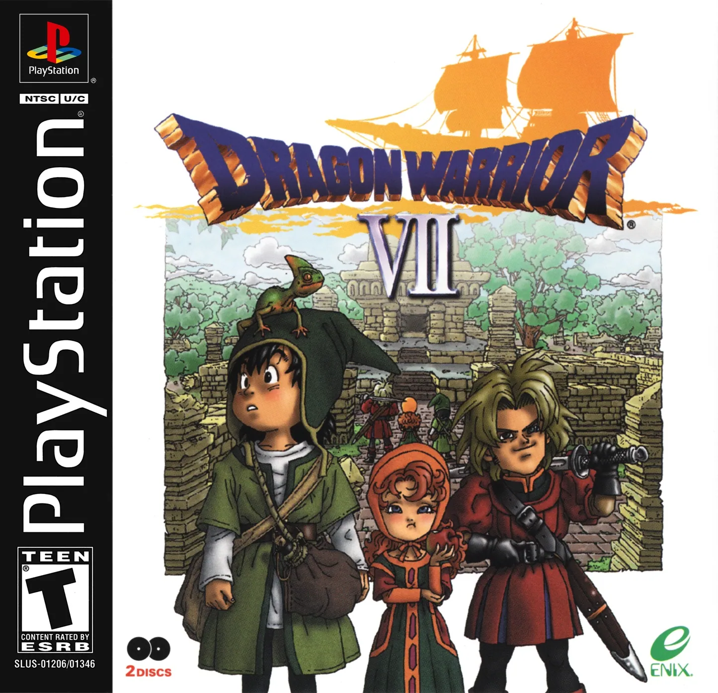 Portada americana del particular JRPG de PS1