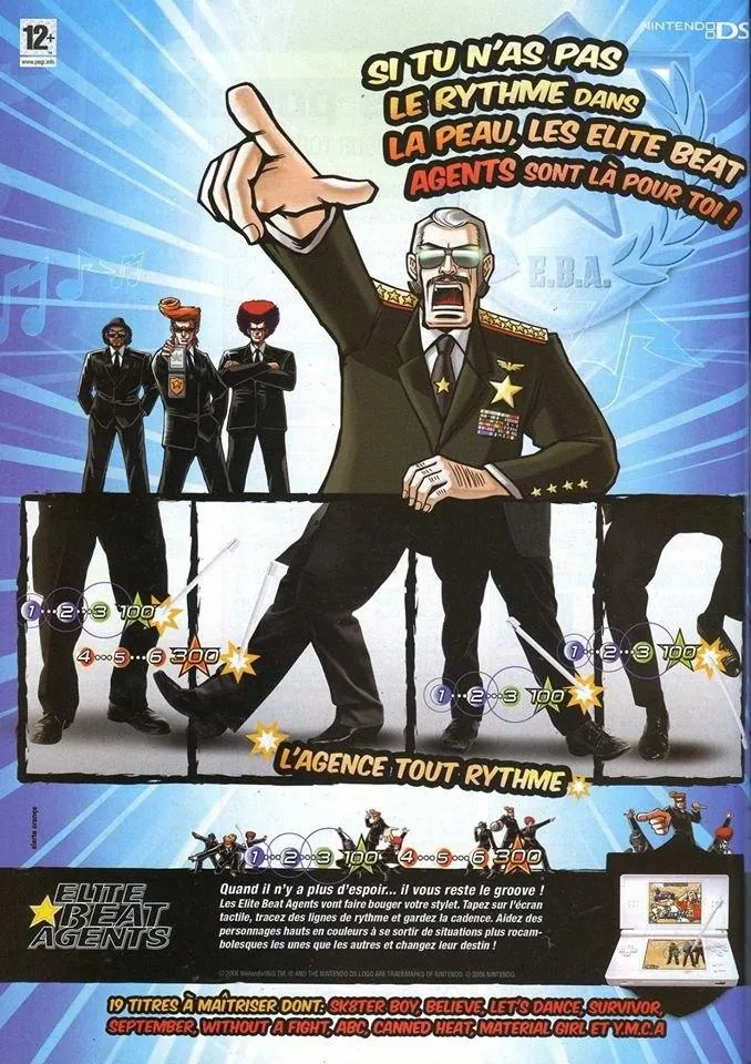 Poster francés de Elite Beat Agents