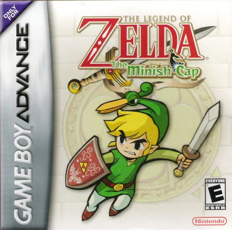 Portada americana de The Legend of Zelda: The Minish Cap