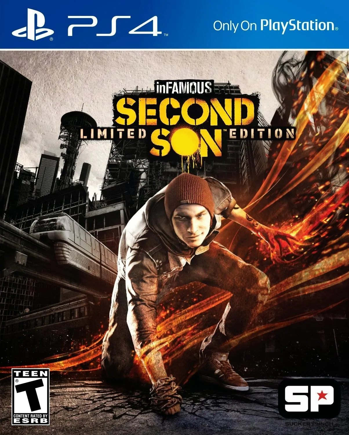 Portada americana de Infamous: Second Son