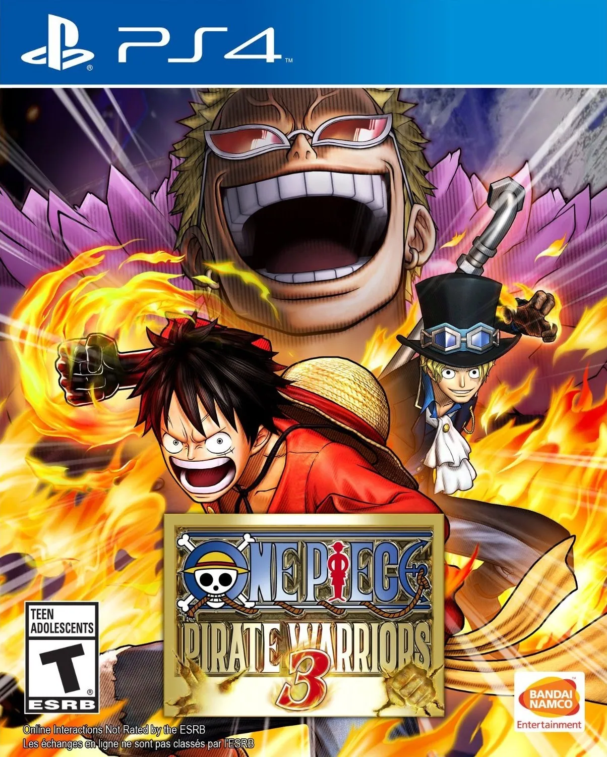 Portada para PS4 del 3er Musou de One Piece