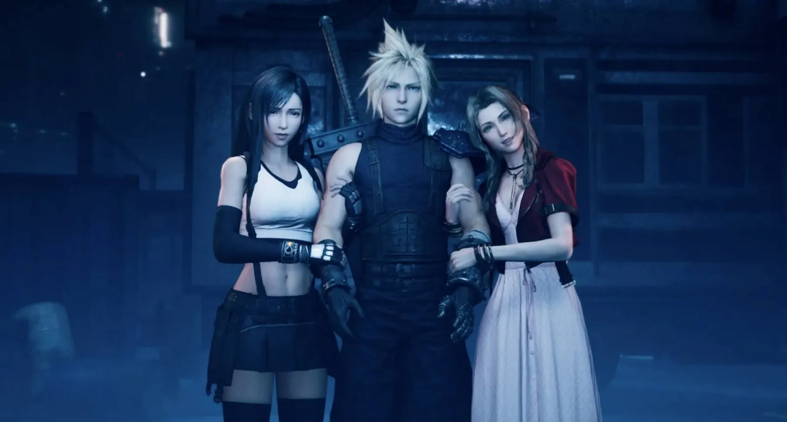 Cloud siguiendo los pasos de Adol Christin en Final Fantasy VII Remake