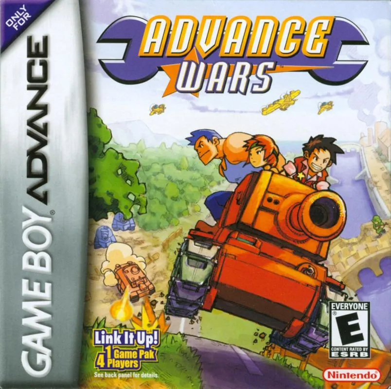 Portada americana de Advance Wars