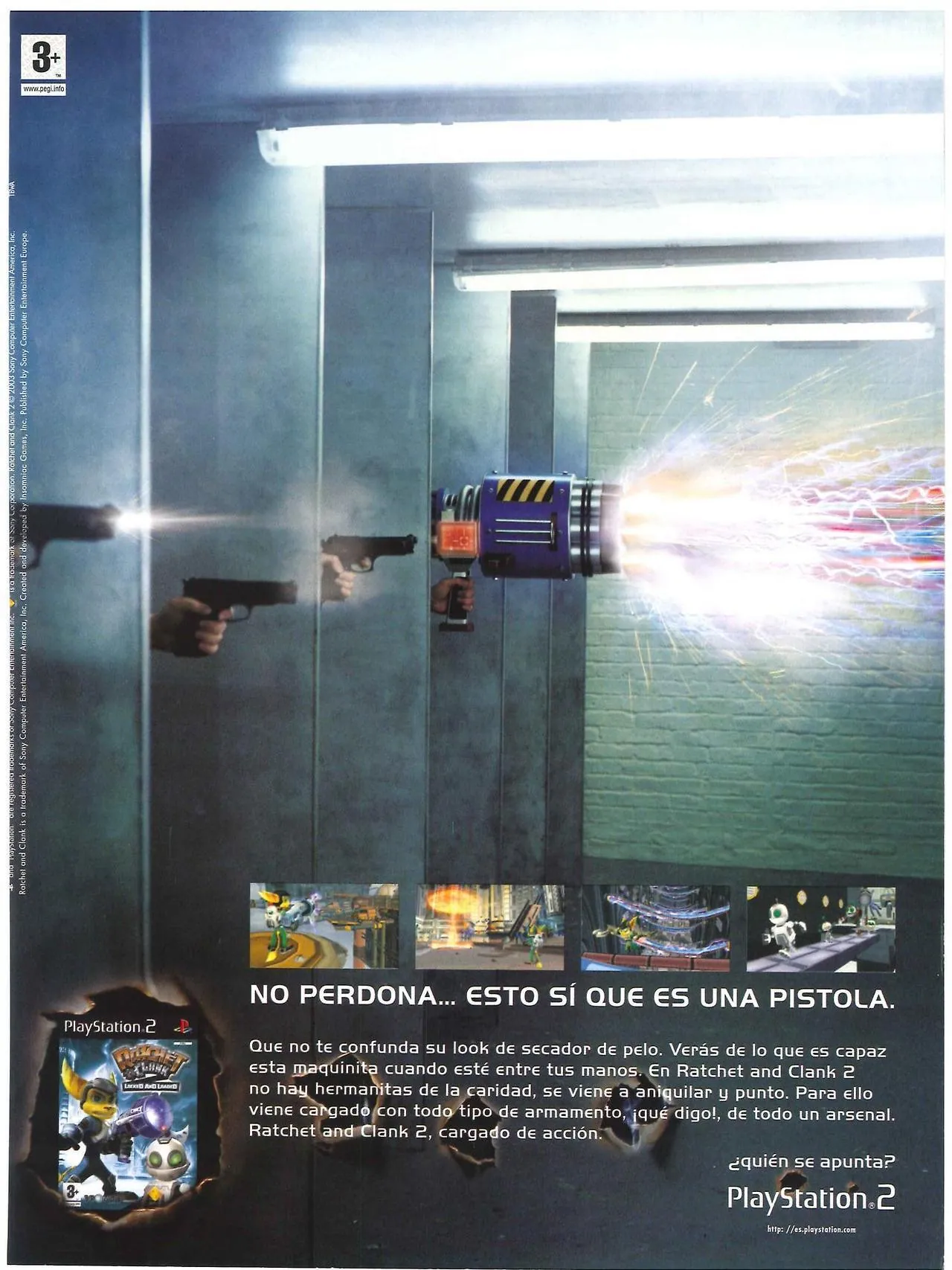 Anuncio español de Ratchet & Clank: Going Commando