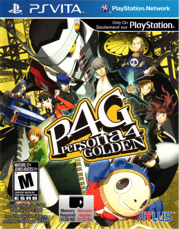 Versión para PS Vita de  Persona 4 Golden